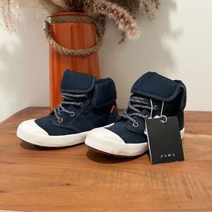 ZARA high top tennis shoes size 8